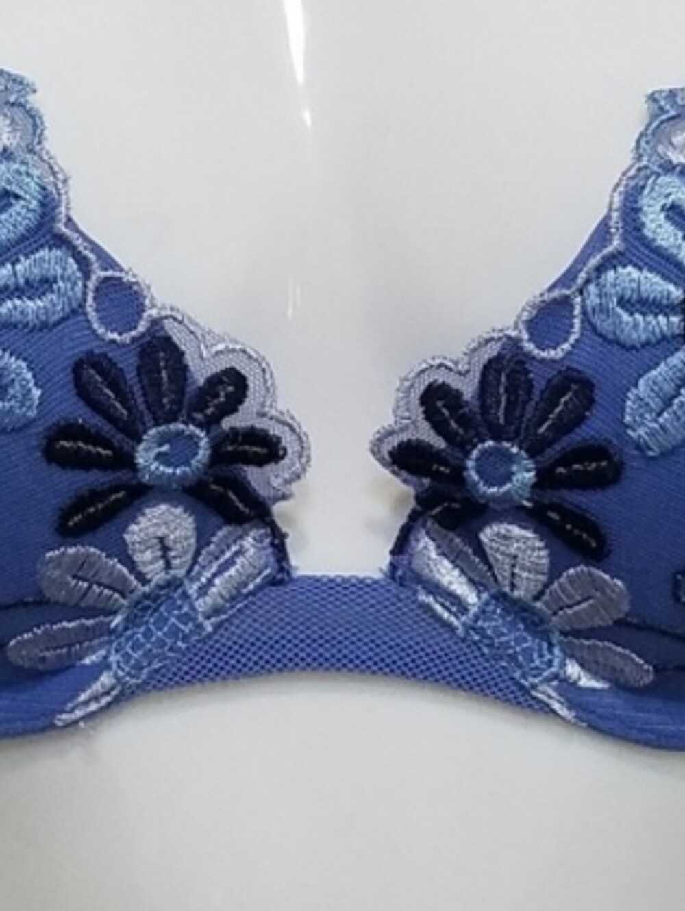 Victoria's Secret Blue Floral Bra 34A